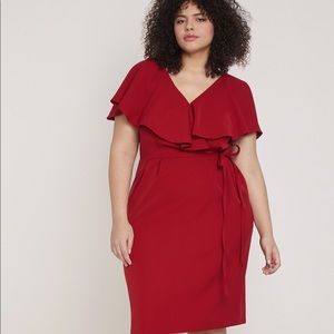 MUST see red ruffle dress!